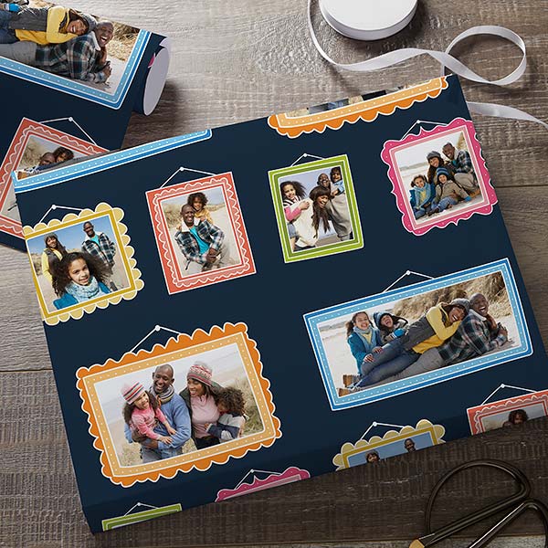 Framed Photo Personalized Wrapping Paper - 27777