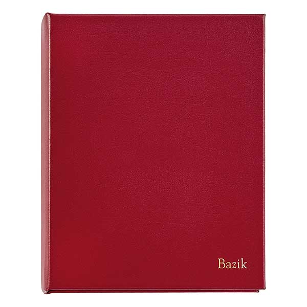 Premium Debossed Leather Address Book - 28416D