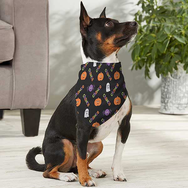 Halloween Icon Personalized Dog Bandanas - 29315