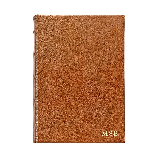 Premium Debossed Goatskin Leather Journal - 33235D