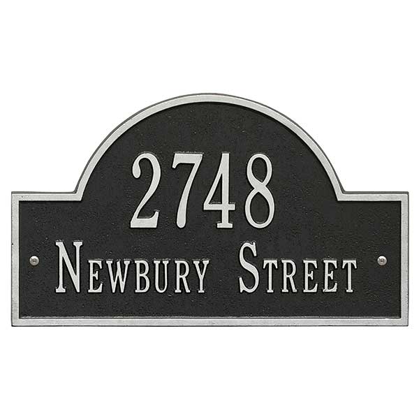 Custom Home Address Plaque - Metal - 3400D