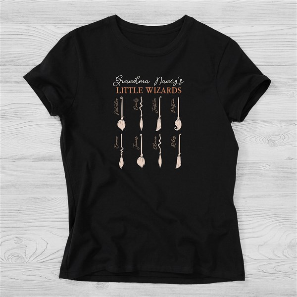 Personalized Halloween Women's Shirts - Family Broom - 35959