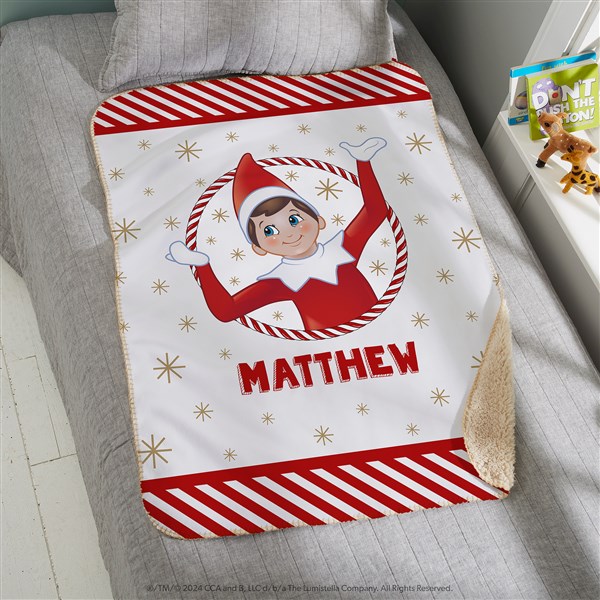 The Elf on the Shelf Personalized Blanket  - 38715