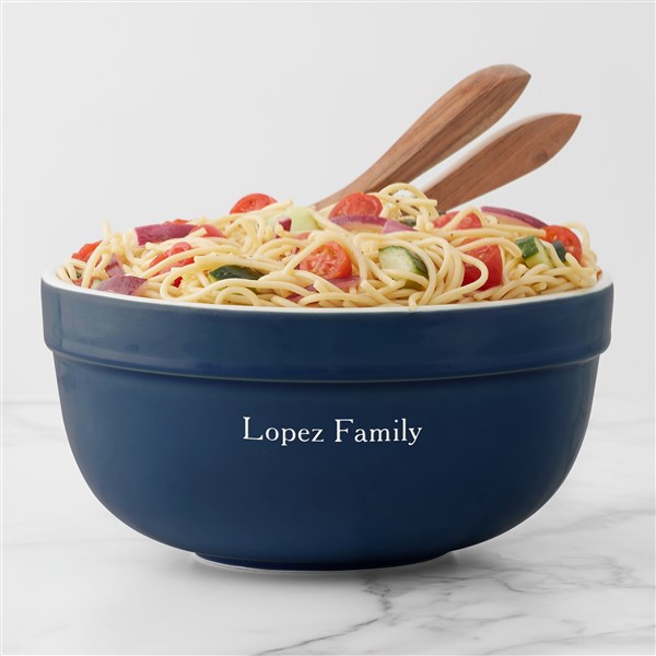 Classic Personalized Ceramic Serving Bowl  - 41161