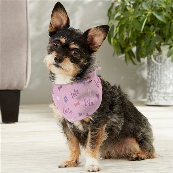 Playful Puppy Personalized Dog Bandana  - 41727