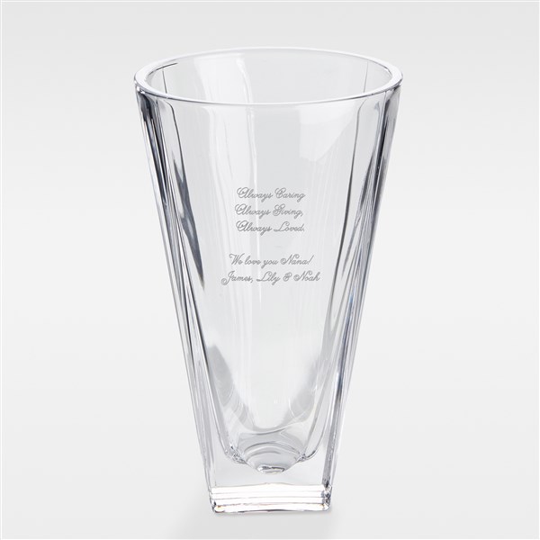 Etched Message Vase for Grandma - 42589