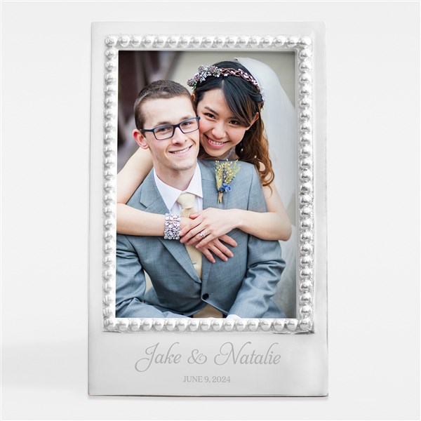 Engraved Mariposa Wedding Statement Frame - 42732