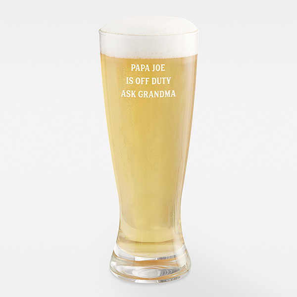 Engraved Message Beer Glass Collection For Dad - 42847