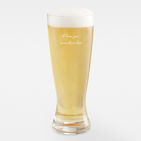 Engraved Message Beer Glass Collection For Couples - 42849