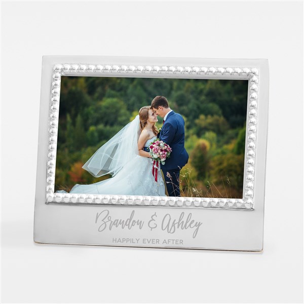 Engraved Mariposa Wedding Message Statement Frame  - 42879