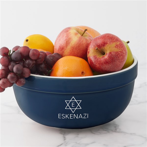 Spirit of Hanukkah Personalized Ceramic Serving Bowl - 43184