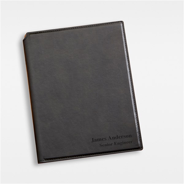 Engraved Junior Portfolio For Him  - 43258