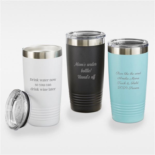 Write Your Own Engraved 20 oz. Stainless Steel Tumbler - 43264