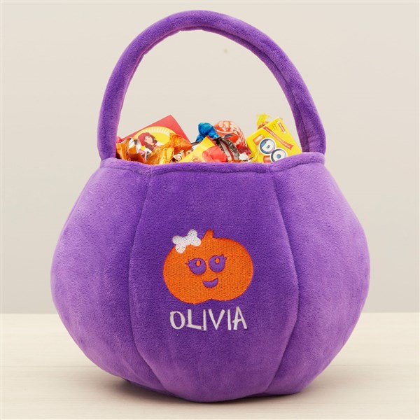 Halloween Characters Personalized Halloween Pumpkin Treat Bags - 43324