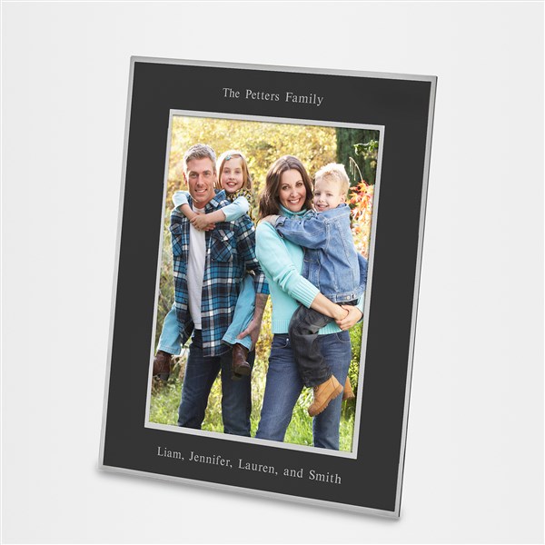 Engraved Flat Iron Black 8x10 Picture Frame - 43811