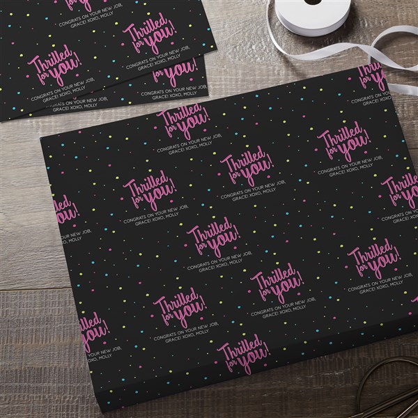 Congratulations Personalized Wrapping Paper - 44210