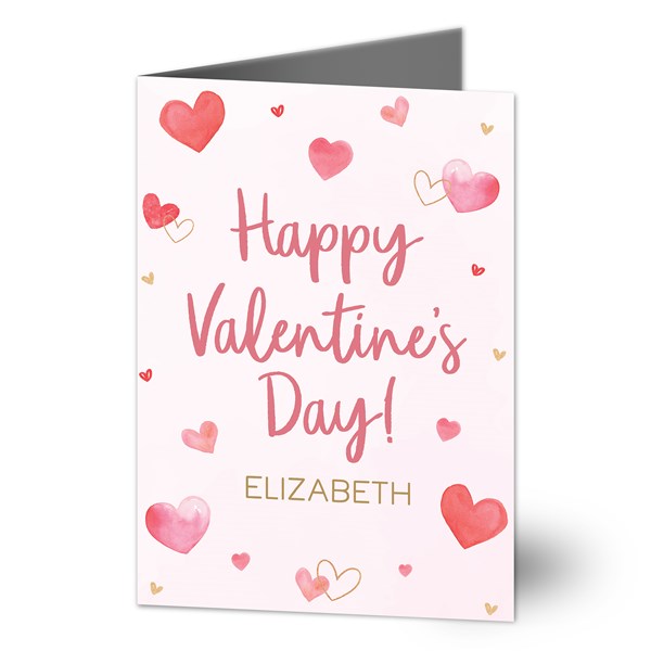 Valentine's Day Personalized Greeting Card  - 44601