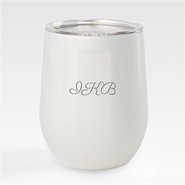 Engraved Corkcicle Monogram 12oz Stemless Tumbler   - 45124