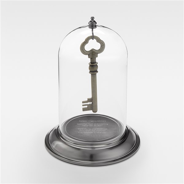 Engraved Key To Success Cloche Award - 46066