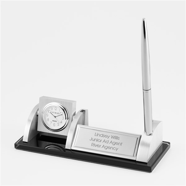 Engraved Spinning Cube Pen Stand for the Professional - 46248