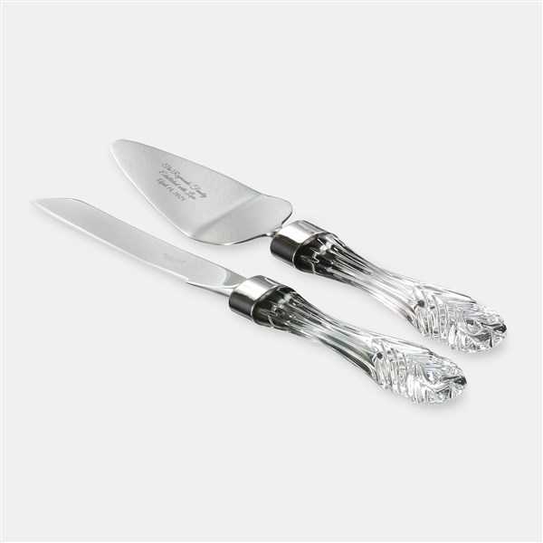 Engraved Waterford Crystal Cake Server Set    - 47089