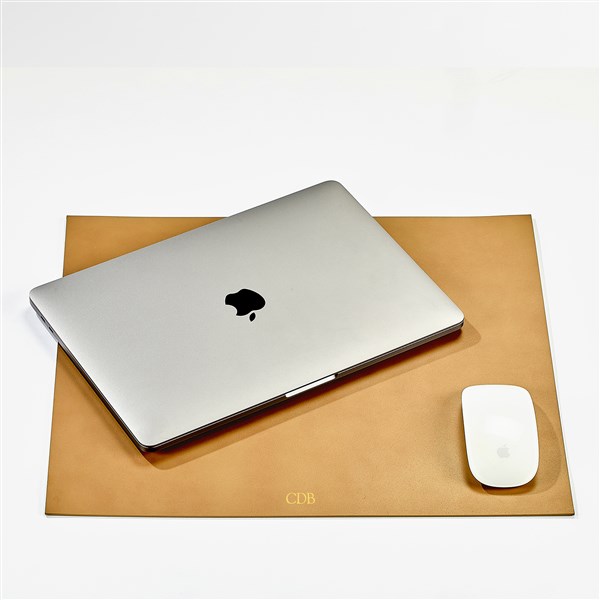 Personalized Leather Portable Desk Mat  - 47299D