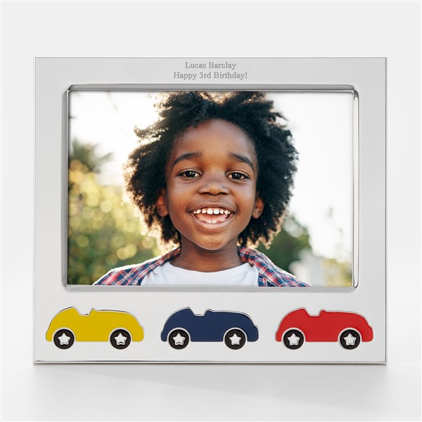 Engraved Reed & Barton 5x7 Race Car Picture Frame   - 47709