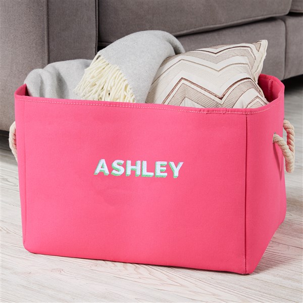 Shadow Name Personalized Storage Totes - 47918