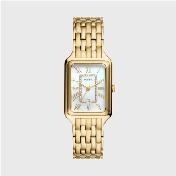 Engraved Fossil Raquel Large Gold Watch  - 48192