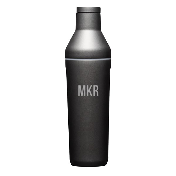 Engraved Corkcicle Monogram 17oz Cocktail Shaker in Ceramic Slate   - 50251