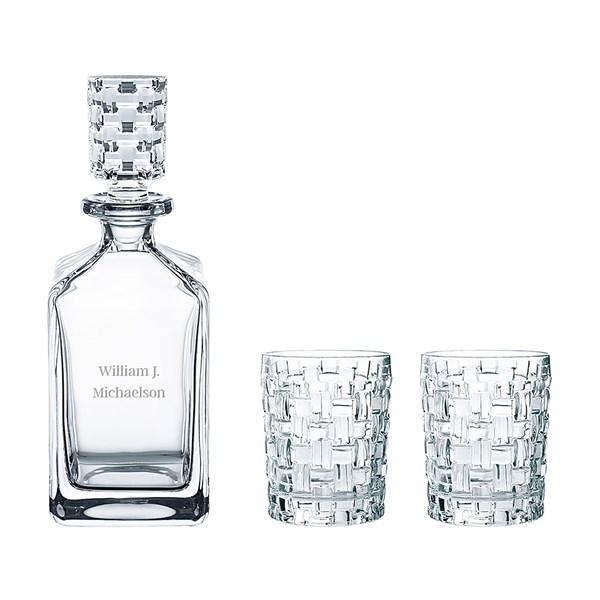 Engraved Nachtmann Bossa Nova Whisky Set  - 50381