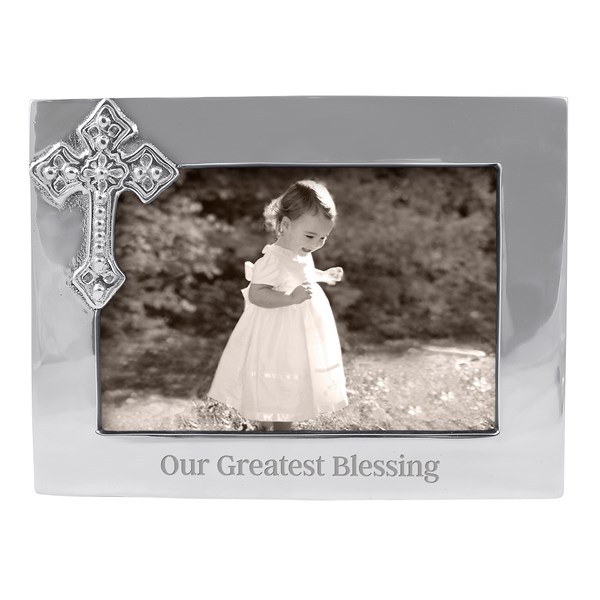 Engraved Mariposa 4x6 Cross Frame - 50669