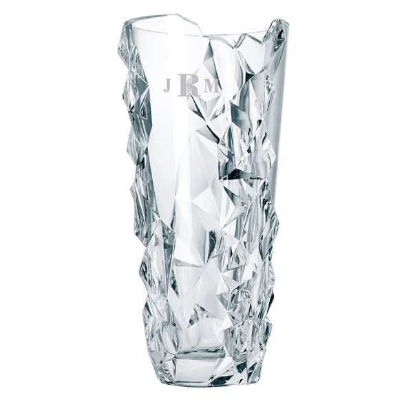 Etched Monogram Nachtmann Scultpure Vase   - 51753