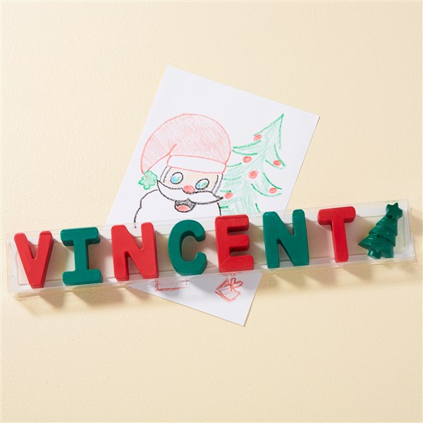 Personalized Name Crayons for Christmas - 51811D