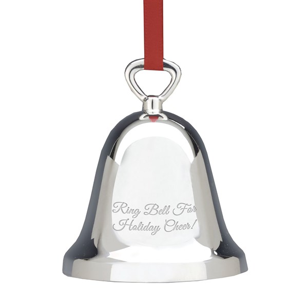 Engraved Reed and Barton Ringing in the Season Bell Ornament - 51984