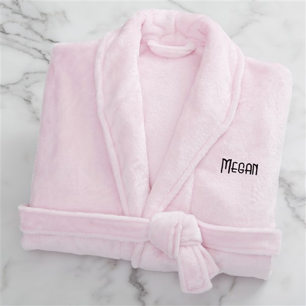 Kittenish Pink Fleece Robe - 52540