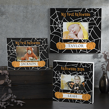 Personalized Baby's First Halloween Photo Frame - 9110